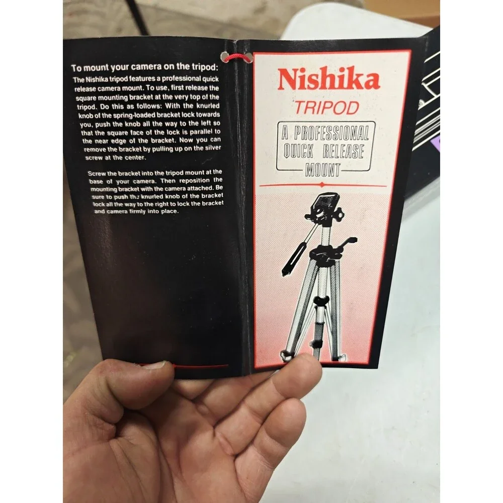 Nishika Three Section Telescoping Tripod Any Standard Tripod Mount N8020